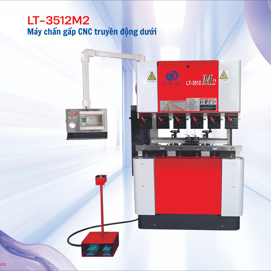 LT-3512M2 Máy chấn gấp CNC truyền động dưới