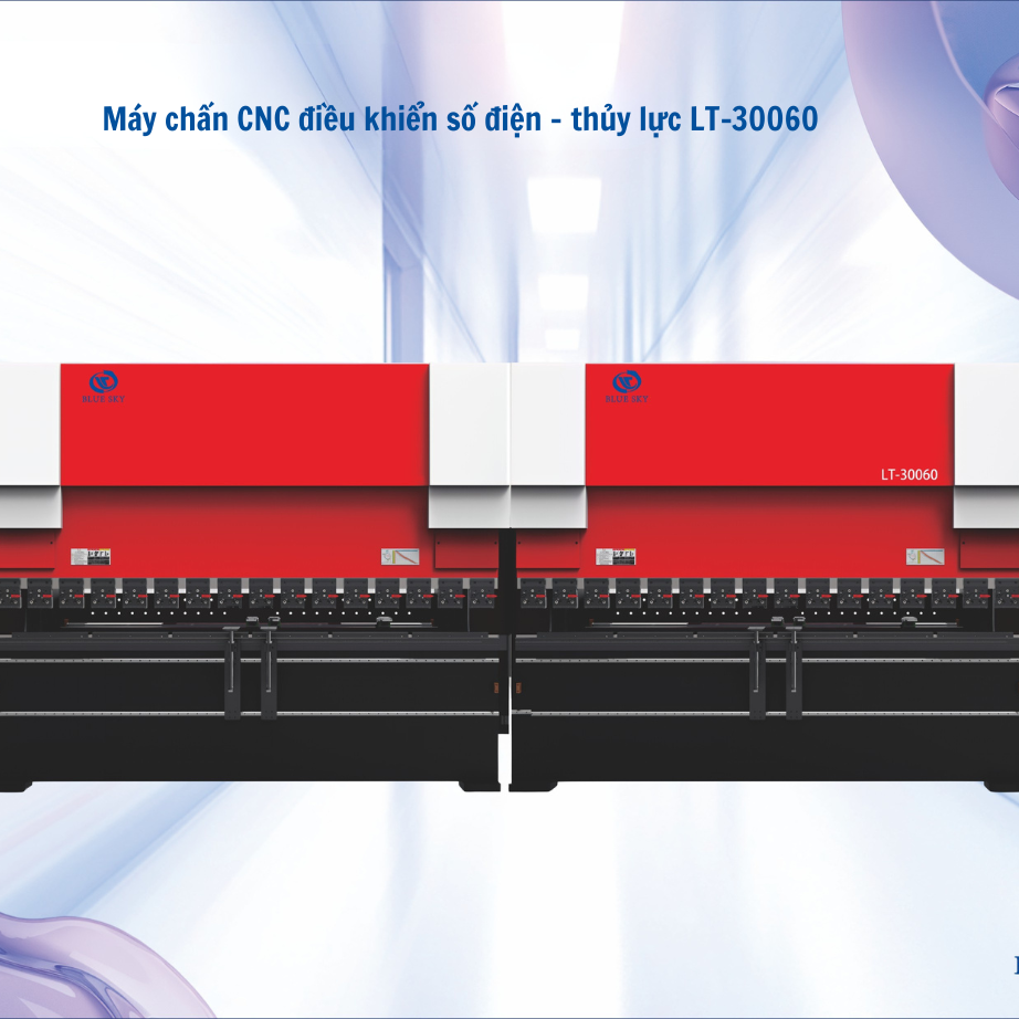 Máy chấn CNC điều khiển số điện - thủy lực LT-30060