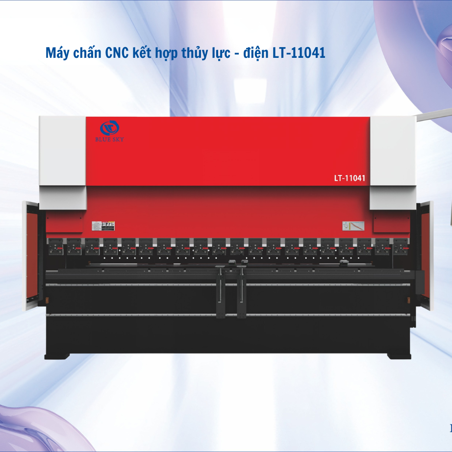 Máy chấn CNC kết hợp thủy lực - điện LT-11041