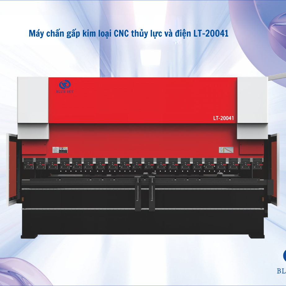 Máy chấn gấp kim loại CNC thủy lực và điện LT-20041