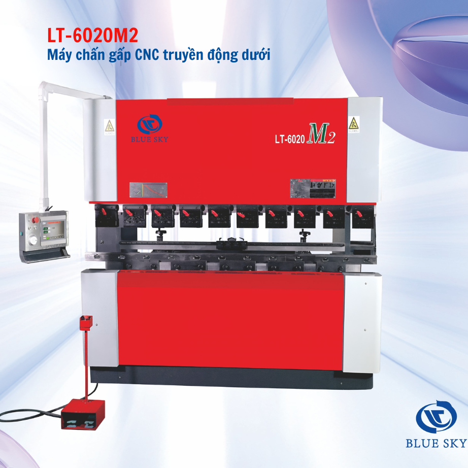 LT-6020M2 Máy chấn gấp CNC truyền động dưới