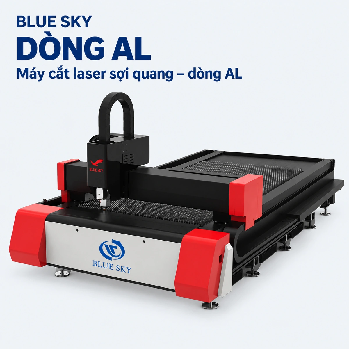 Máy cắt laser fiber dòng AL – 3.000 × 1.500 mm; tùy chọn 1,5/2/3 kW