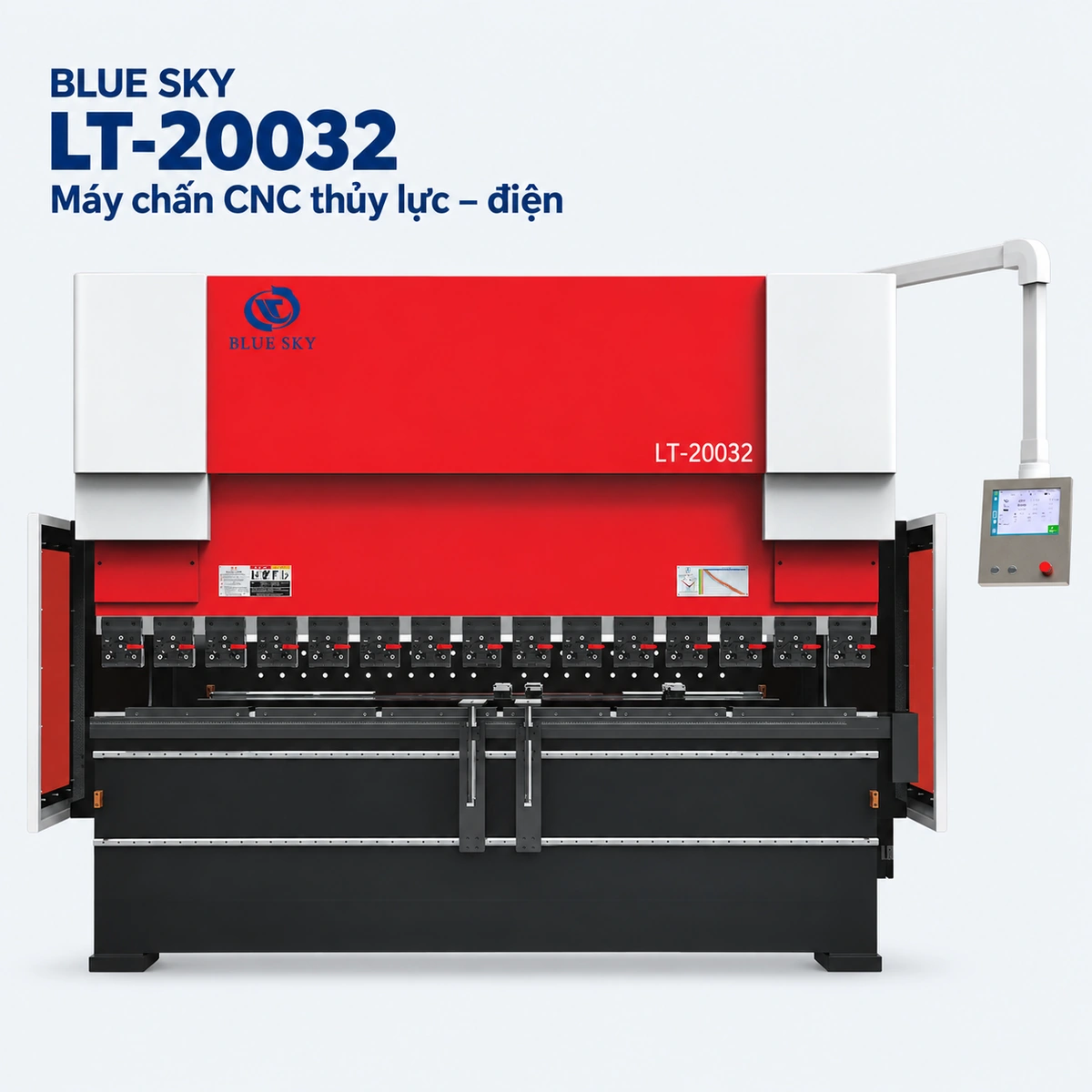 Máy chấn CNC điện–thủy lực LT-20032 – 2.000 kN / bàn 3.200 mm