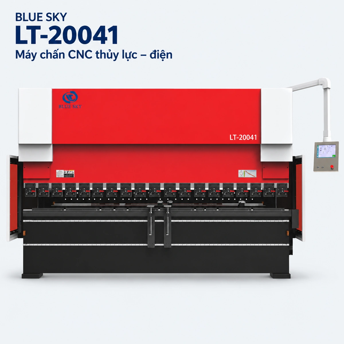 Máy chấn CNC điện–thủy lực LT-20041 – 2.000 kN / bàn 4.100 mm
