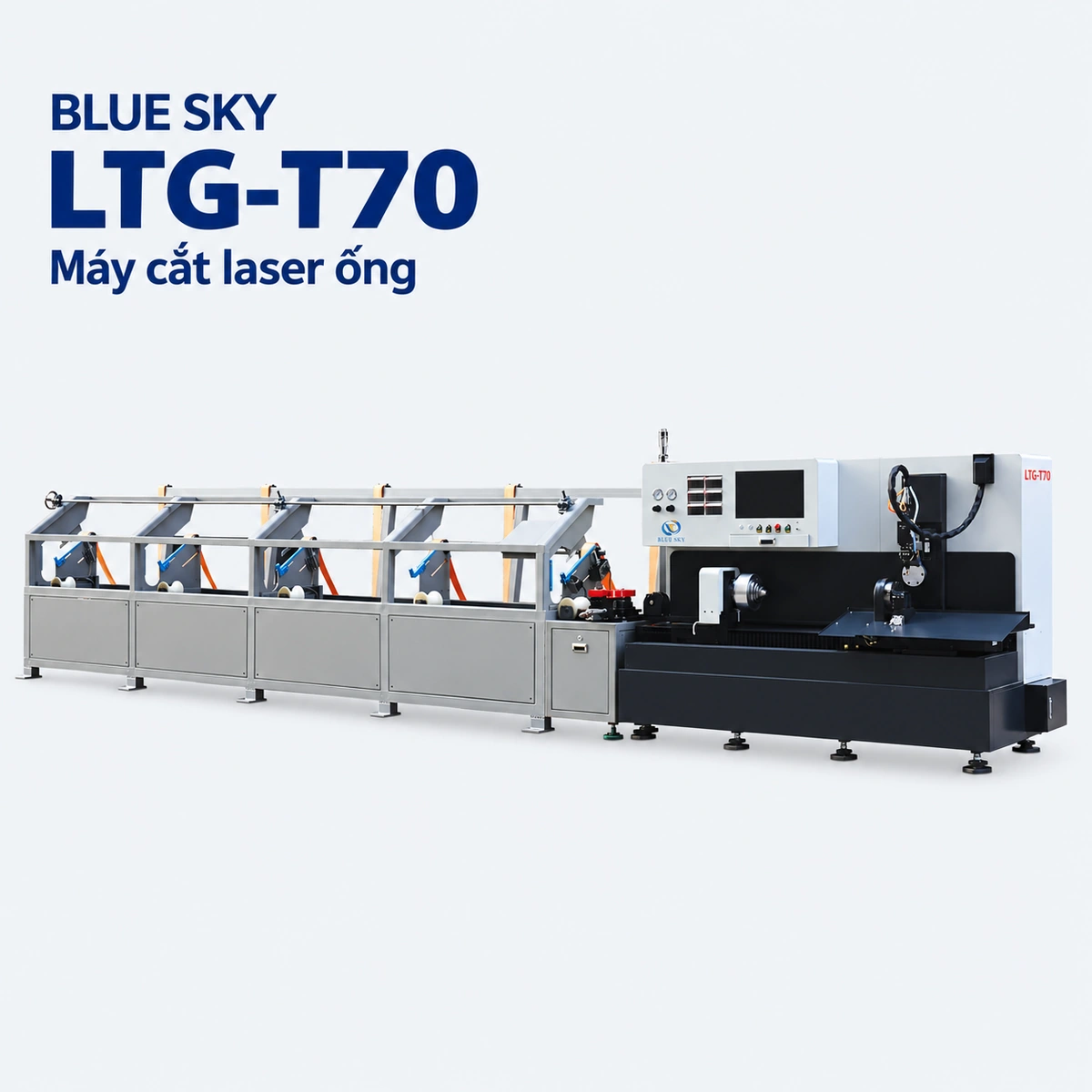 Máy cắt laser ống Blue Sky – Dòng LTG · LTG-T70